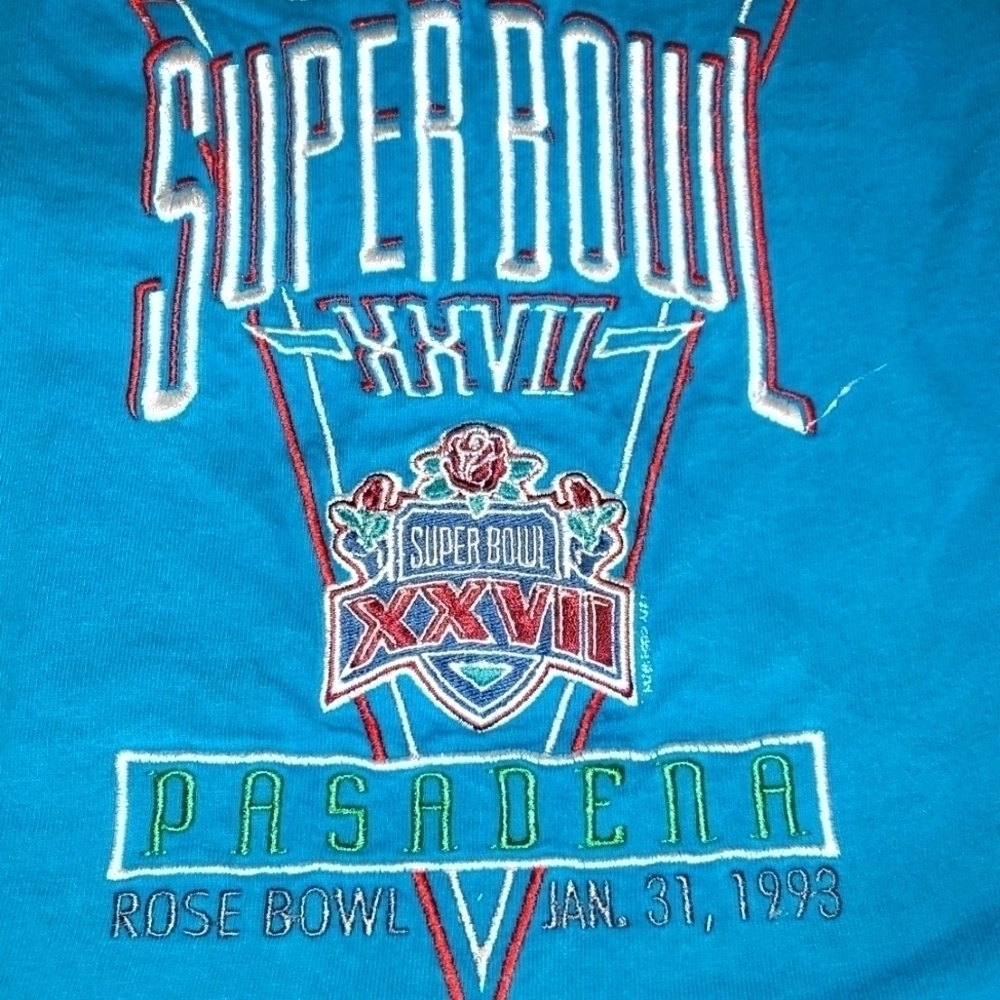 1993 Super Bowl XXVII tee shirt